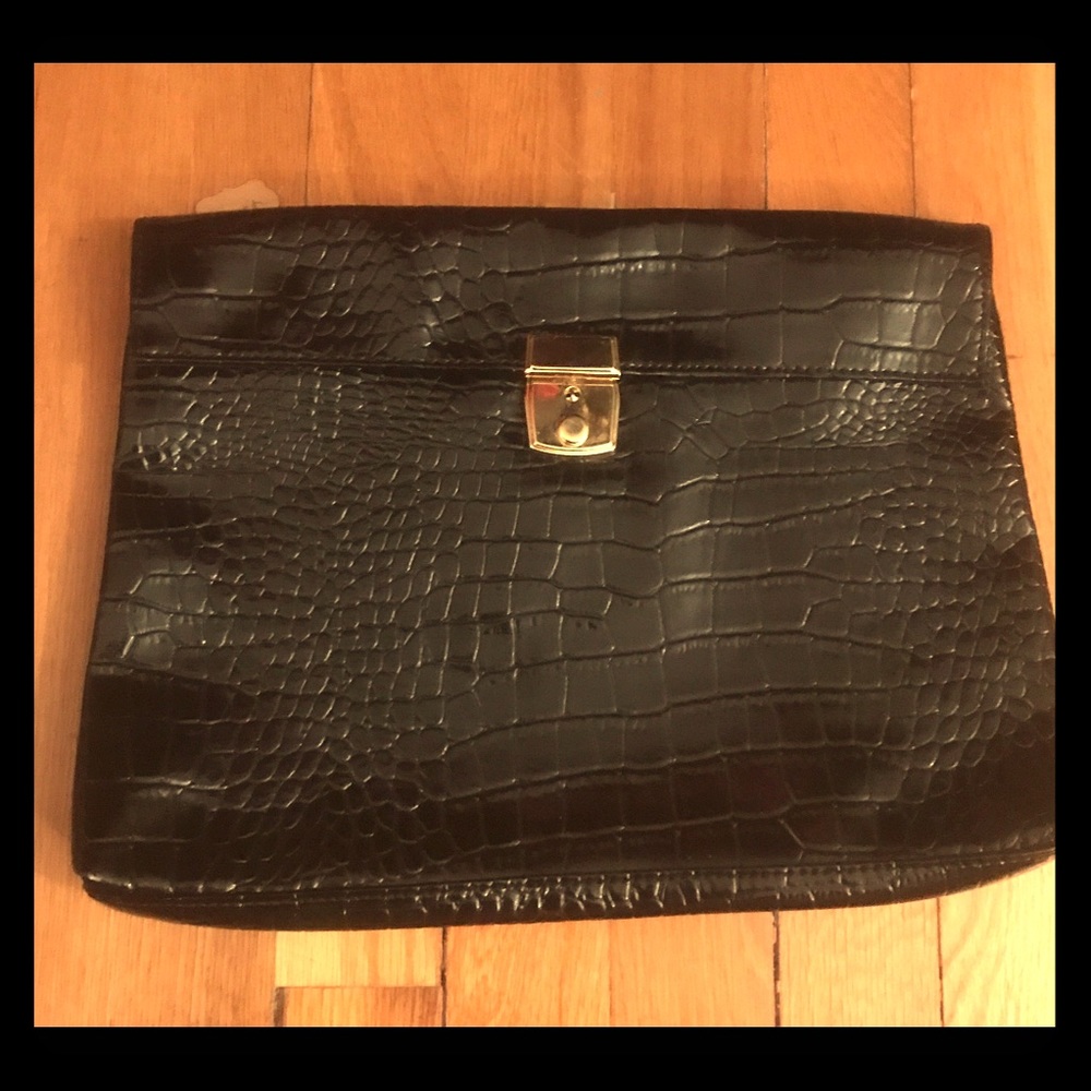 Vintage Black Clutch